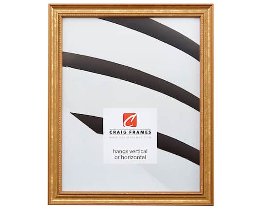 Craig Frames Stratton Aged Gold Picture Frame